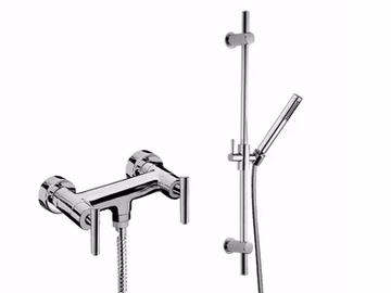 G4 - F7707WS - Shower wallbar with hand shower by Rubinetteria Giulini - view 2